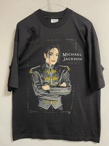 貴重！ 90s Michael Jackson マイケルジャクソン VINTAGE DANGEROUS Tシャツ 1992 黒 Madonna hip hop WU TANG NWA 2PAC snoop fear of god