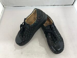 【FINN　COMFORT】フィンコンフォート　レディススニーカー　ブラック　レザー　3　1/2（約22cm）　SY02-FOX