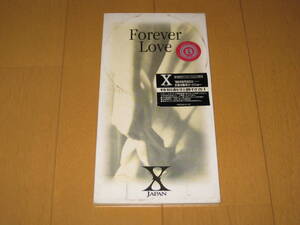 Forever Love X JAPAN 8cmシングルCD AMDM-6170 カラオケ付き レンタル盤 Yoshiki Toshi Hide Pata Heath