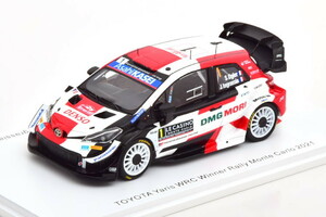 スパーク 1/43 トヨタ ヤリス WRC 優勝 ラリー モンテカルロ 2021 オジェ イングラシア