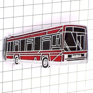 ブローチ・赤い大型バス車◆フランス限定アンティーク◆レアなヴィンテージもの