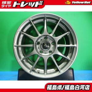 希少 4本 新品 ホイール 16インチ スピードスター SSR タイプR 7.0J-16 5/114.3 +45 シルバー ヤリスクロス シビック インテグラ 白河