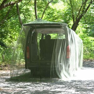 アウトドア キャンプ 車中泊 蚊帳 蚊よけ 蚊除けネット 虫よけ 虫除けネット ハイエース ワンボックス/ミニバン 1BOX専用