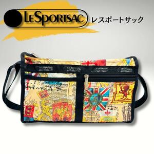 LESPORTSAC レスポートサック　イギリス柄　ショルダーバッグ