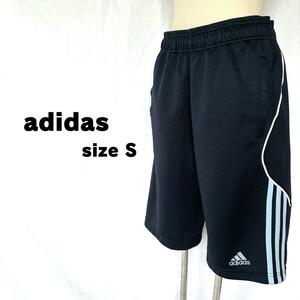 adidas アディダス　ジャージ　ハーフパンツ　短パン　ネイビー S