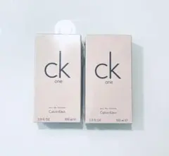 【正規品２個／新品】カルバンクライン ♡CK One オードトワレ 100ml