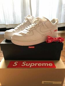 Supreme × Nike Air Force 1 Low SP White シュプリーム × ナイキ エアフォース 1 ロー ホワイト US 8 26cm オンライン購入 ステッカー付