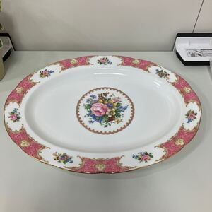 ROYAL ALBERT ロイヤルアルバート レディカーライル 大皿 花柄 アンティーク 洋食器 皿