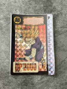 当時物 1993年製ドラゴンボール カードダス キラカード 本弾 第15弾 勝利！金色の戦士誕生!! 603 孫悟飯 DRAGONBALL CARDGAME 鳥山明