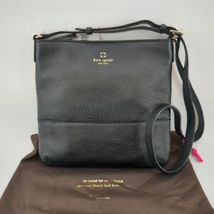 ケイトスペード ショルダーバッグ SOUTHPORT AVENUE CORA ブラック　WKRU1769　Kate Spade 布袋付 レザー ◆3107/SBS通り店