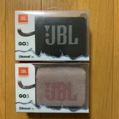 JBL GO3 ワイヤレススピーカー ブラック・ピンクセット 2本