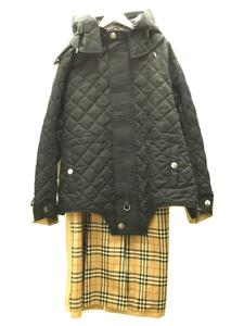 BURBERRY◆トレンチコート/XL/ナイロン/BLK/8038189/71B