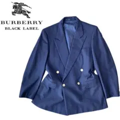 【 BURBERRY 】ダブル ジャケット テーラード 入学式 スーツ 濃紺