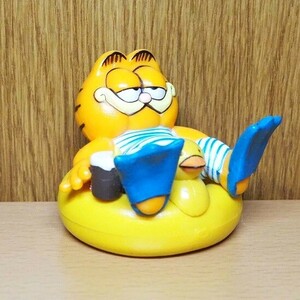 ガーフィールド　フィギュア　PVC　浮き輪　アヒル　Garfield 　アメトイ　アメリカ　キャラクター　ネコ