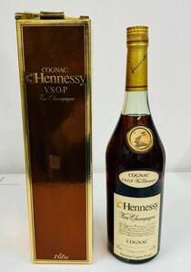 【TK13959IT】1円スタート Hennessy VSOP COGNAC ヘネシー コニャック ファインシャンパーニュ グリーンボトル 1000ml 40% 箱有 未開栓