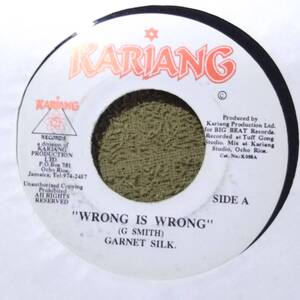 Garnet Silk 隠れ好Tune　Wrong Is Wrong Garnet Silk from Kariang