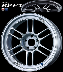 納期注意 業販品 直送品 ENKEI Racing RPF1 17インチ 10J+18 5-114.3 73φ S(シルバー) ホイール 4本 (個人宅)個人名での注文不可