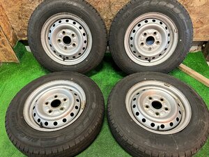 ダイハツ 純正 165/80R13 94/93N LT YOKOHAMA BluEarth-Van RY55 スチール付き 13インチ 5J PCD114.3 5H タイヤホイール 4本セット