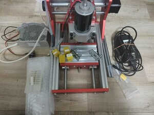 ジャンク扱い　CNCフライス　CNC 改造品　アルミ加工　フライス盤　金属加工　卓上フライス