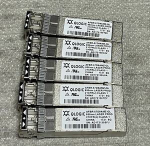 5個セット　QLogic AFBR-57D9AMZ-QL [8GB FibreChannel用 SFP+ LC GBIC] SFP+モジュール
