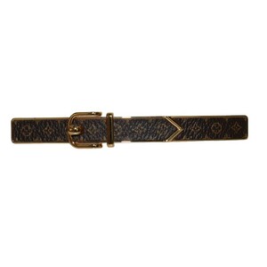 ルイヴィトン LOUIS VUITTON ヘアクリップ バレッタ ループ モノグラム キャンバス ゴールドカラー 茶 ブラウン M00566 レディース