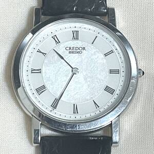 SEIKO CREDOR セイコー クレドール PT950 PLATINUM プラチナ クォーツ 8J80-8A00 約46g 純正尾錠 動作未確認