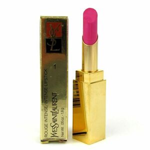 イヴ・サンローラン 口紅 ルージュ インテンス No1 残半量以上 コスメ レディース 1.8gサイズ YVES SAINT LAURENT