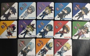 遊戯王　コースター　１３枚　遊戯王カフェ　アニメプラザ　