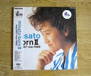 ■LD盤　misato-born2　ang1987-mar1988　渡辺美里　【再生未確認】oo