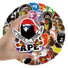 A BATHING APE  ステッカー　シール　エイプbape 50枚