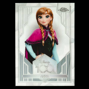 ディズニー アナと雪の女王 アナ 2023 Topps Chrome Disney 100 ベースカード No.9 ANNA