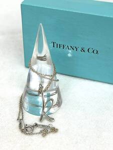 TIFFANY & Co. ティファニー シルバー イニシャル K 925刻印 ネックレス fah 1J008K