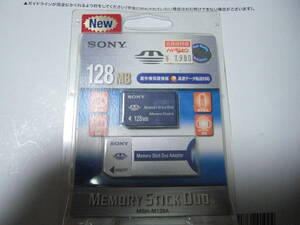 新品 SONY MEMORY STICK DUO 128MB