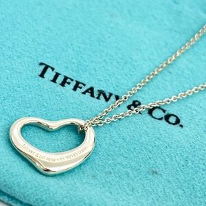 【コレクター必見】TIFFANY&Co. ティファニー オープンハート ネックレス SILVER925 シルバー ブランドアクセサリー 服装小物 DB0