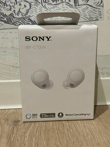 売り切り！ソニー SONY WF-C700N ノイズキャンセリング ワイヤレスイヤホン　ホワイト(W)白　1円〜　新品★未開封品