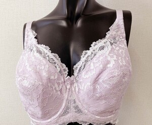 CR13345 IB⑥【特価】新品 大きい ブラジャー G85 ピンク 有名ブランド花柄 レース リボン 脇高 刺しゅう 華やか 訳あり レディース