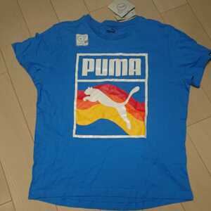 新品タグ付き PUMA プーマ Tシャツ 150サイズ ブルー