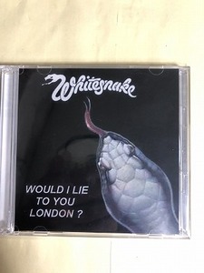 WHITESNAKE CD WOULD I LIE TO YOU LONDON 1981 2枚組　同梱可能