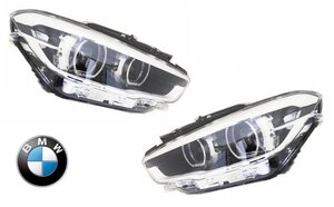 【正規純正品】 BMW LED ヘッドライト ヘッドランプ 左右 1シリーズ F20 F21 118i 118d 120i M135i M140i 63117414143 63117414144