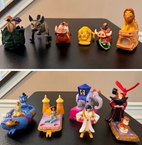 McDonald’s Burger King 90s Kids Meal Toys Lot of 12 - Lion King & Aladdin 海外 即決