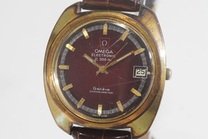 1円~【u893】OMEGA／オメガ　Ref.198.030　Cal.1250　Geneve／ジュネーブ　CHRONOMETER／クロノメーター　デイト　腕時計