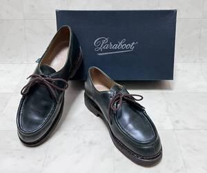 Paraboot パラブーツ【MICHAEL/MARCHE】ミカエル MARRON リスレザー シューズ LIS VERT サイズ：42 グリーン