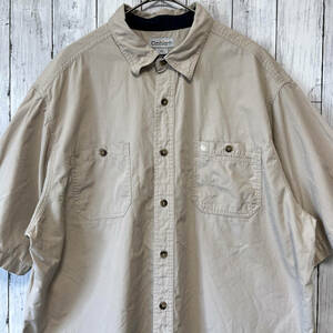 カーハート Carhartt 半袖シャツ ワークシャツ メンズ ワンポイント コットン100% ２XLサイズ 5-737