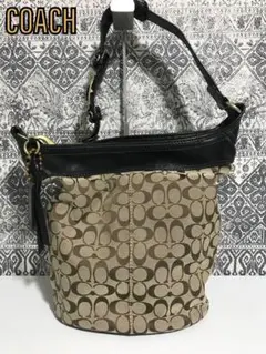 【美品】COACH コーチ 11438 シグネチャー ショルダーバッグ 肩掛け