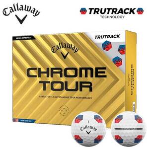 キャロウェイ クロム ツアー トゥルートラック ボール 1ダース（12球入り） ホワイト CHROME TOUR TRUTRACK 2024 日本正規品