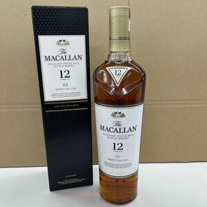 182. ★未開栓★ MACALLAN 12年 マッカラン シェリーオークカスク 700ml 40% 箱付