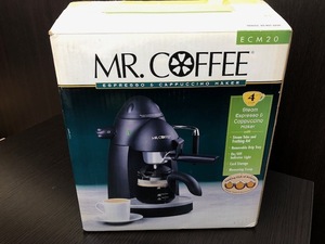 ☆未使用品 MR.COFFEE ミスターコーヒー エスプレッソ カプチーノ メーカー コーヒー マシン 電動☆