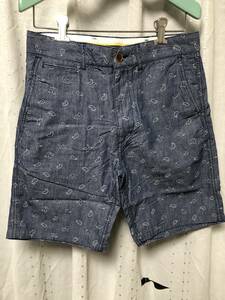 新品 CASH CA JAQUARED SHORT ペイズリー S 日本製 定価17,850円 カシュカ 短パン ショーツ パンツ