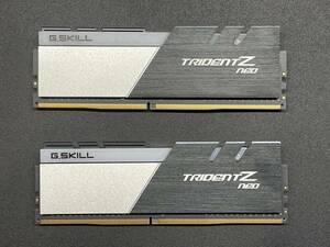 【中古】G.Skill DDR4メモリ TridentZ Neoシリーズ DDR4-3600 32GBKit（16GB×2枚組）002