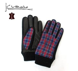 送料185円■ip182■▼メンズ クロダ Stylish Gloves 手袋 やぎ革 10450円相当【シンオク】【クリックポスト発送】